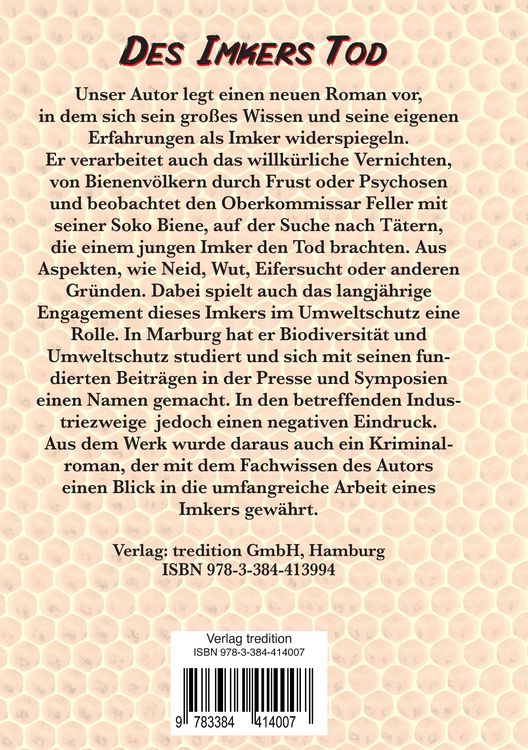 Produktbild: Des Imkers Tod