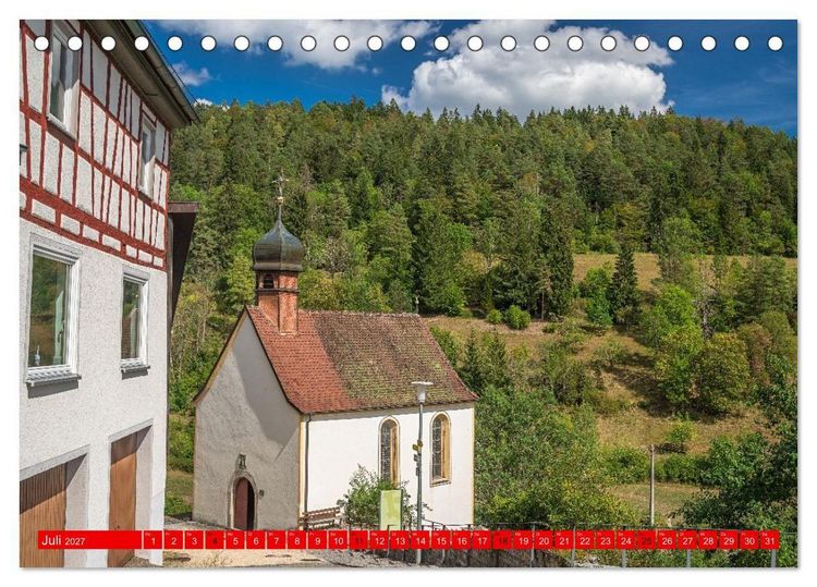 Produktbild: M&uuml;hlheim an der Donau (Tischkalender 2027 DIN A5 quer), CALVENDO Monatskalender