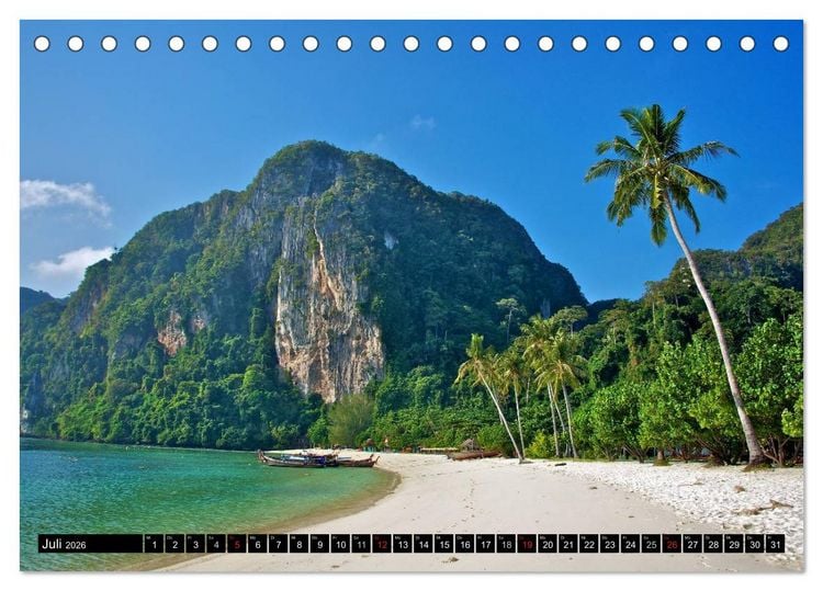 Produktbild: Thailand - Ein bezauberndes K&ouml;nigreich (Tischkalender 2026 DIN A5 quer), CALVENDO Monatskalender