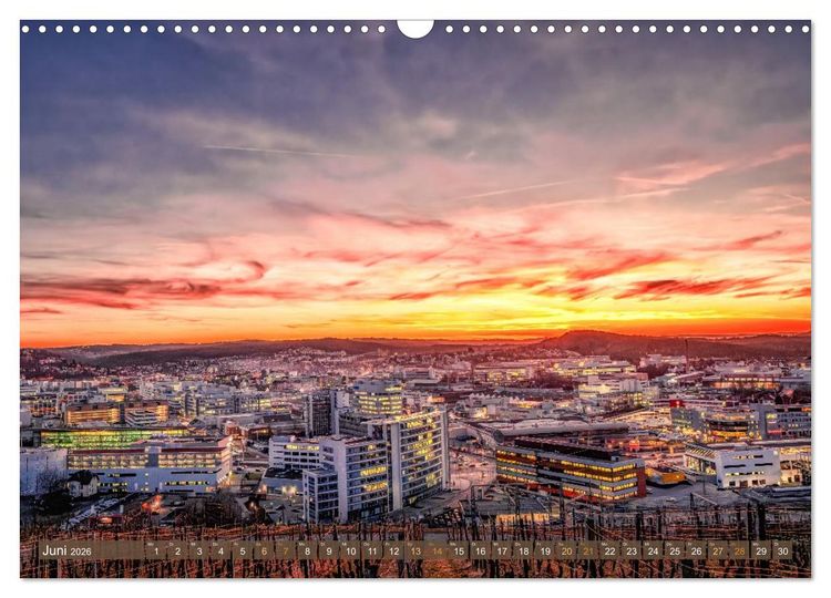 Produktbild: Malerisches Stuttgart (Wandkalender 2026 DIN A3 quer), CALVENDO Monatskalender