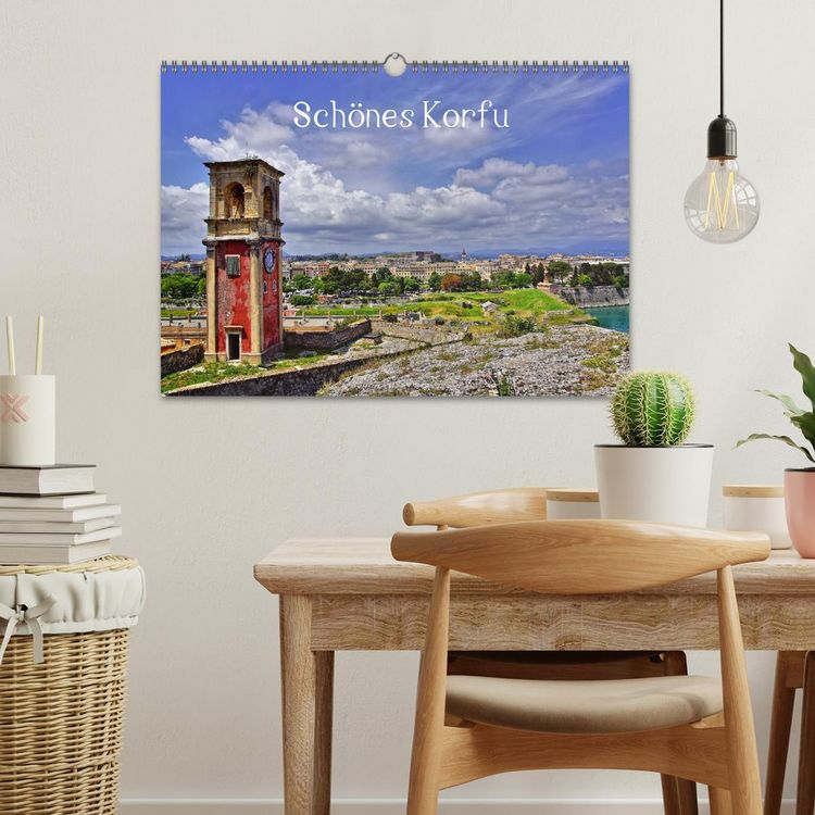 Produktbild: Sch&ouml;nes Korfu (Wandkalender 2026 DIN A3 quer), CALVENDO Monatskalender
