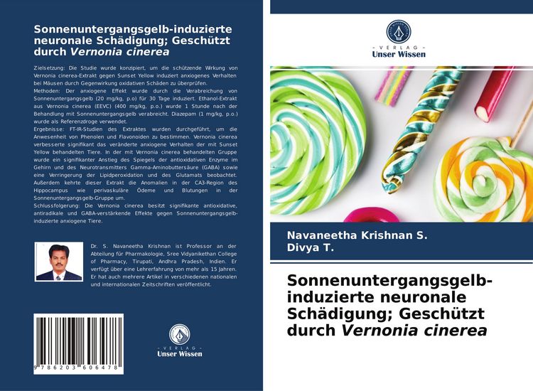 Produktbild: Sonnenuntergangsgelb-induzierte neuronale Sch&auml;digung; Gesch&uuml;tzt durch Vernonia cinerea