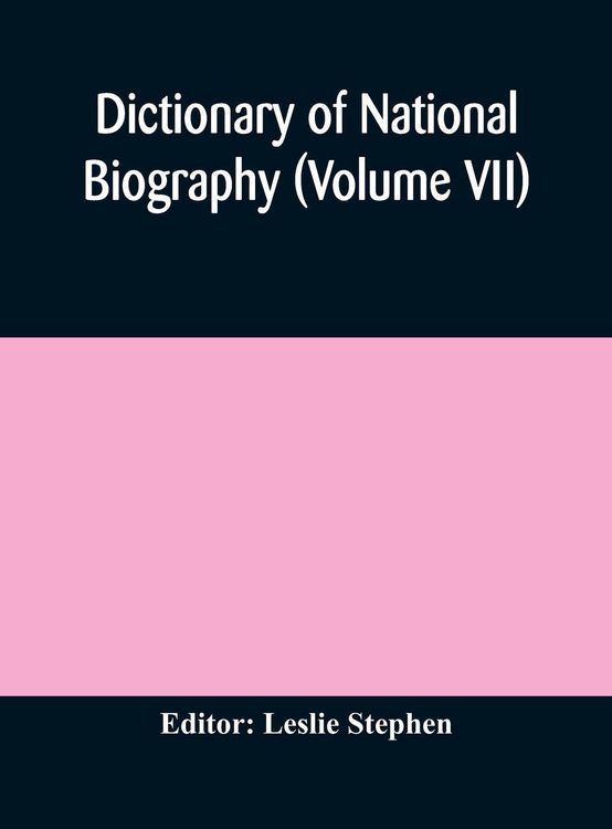 Produktbild: Dictionary Of National Biography (Volume Vii)