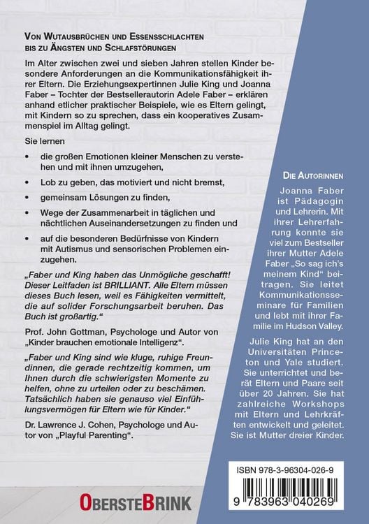 Produktbild: Wie Sie sprechen sollten, damit Ihr Kind Sie versteht
