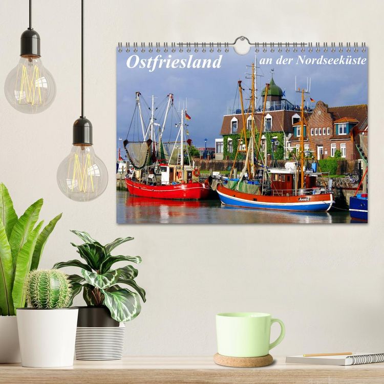 Produktbild: Ostfriesland an der Nordseek&uuml;ste (Wandkalender 2026 DIN A4 quer), CALVENDO Monatskalender