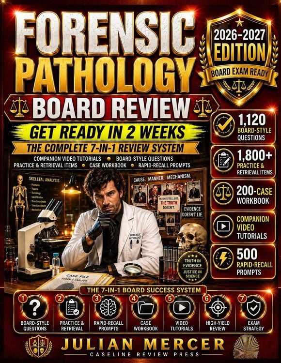 Produktbild: Forensic Pathology Board Review 2026-2027