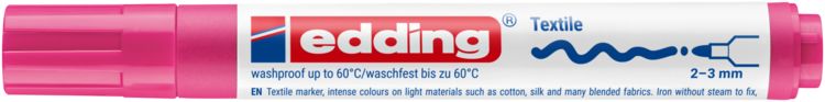Produktbild: edding 4500 Textilmarker neonpink