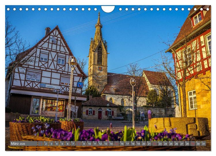 Produktbild: Impressionen aus Leinfelden-Echterdingen 2026 (Wandkalender 2026 DIN A4 quer), CALVENDO Monatskalender