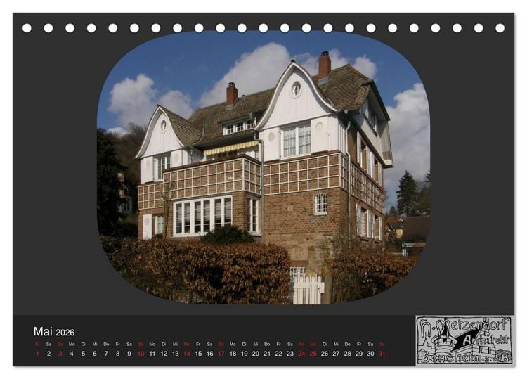 Produktbild: Lebensr&auml;ume um 1900 (Tischkalender 2026 DIN A5 quer), CALVENDO Monatskalender