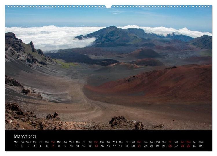 Produktbild: Paradise on Earth HAWAII (High Quality Premium Wall Calendar 2027 DIN A2 landscape),CALVENDO 12 Month Wall Calendar
