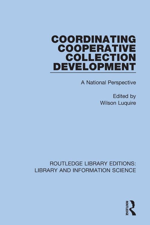 Produktbild: Coordinating Cooperative Collection Development