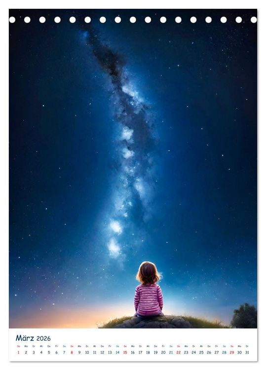 Produktbild: Himmelstr&auml;umer (Tischkalender 2026 DIN A5 hoch), CALVENDO Monatskalender