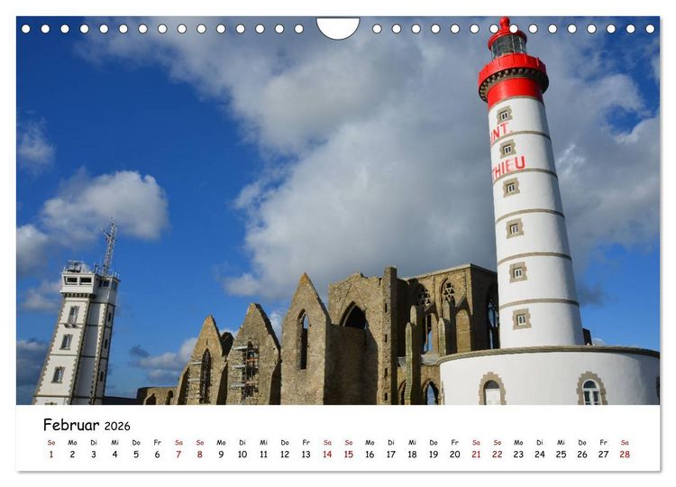Produktbild: Bretagne. D&eacute;partement Finist&egrave;re - C&ocirc;te des Abers (Wandkalender 2026 DIN A4 quer), CALVENDO Monatskalender