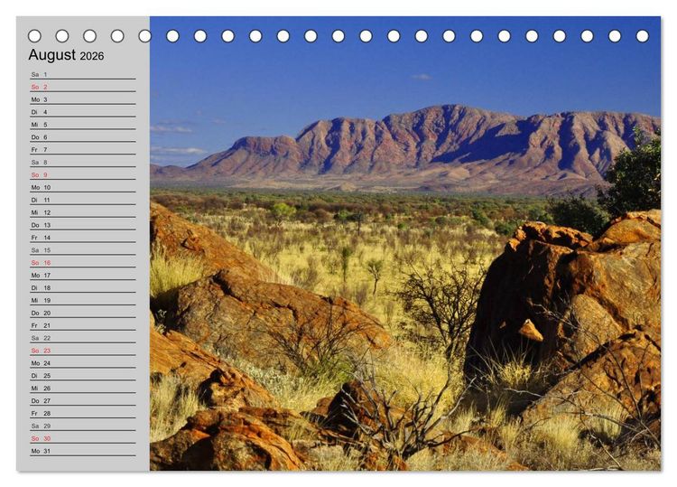 Produktbild: Australien. Impressionen (Tischkalender 2026 DIN A5 quer), CALVENDO Monatskalender