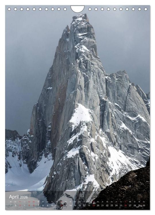 Produktbild: Majest&auml;tische Berge Cerro Fitzroy Patagonien (Wandkalender 2026 DIN A4 hoch), CALVENDO Monatskalender