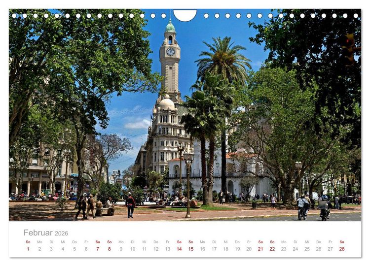 Produktbild: Geliebtes Buenos Aires (Wandkalender 2026 DIN A4 quer), CALVENDO Monatskalender