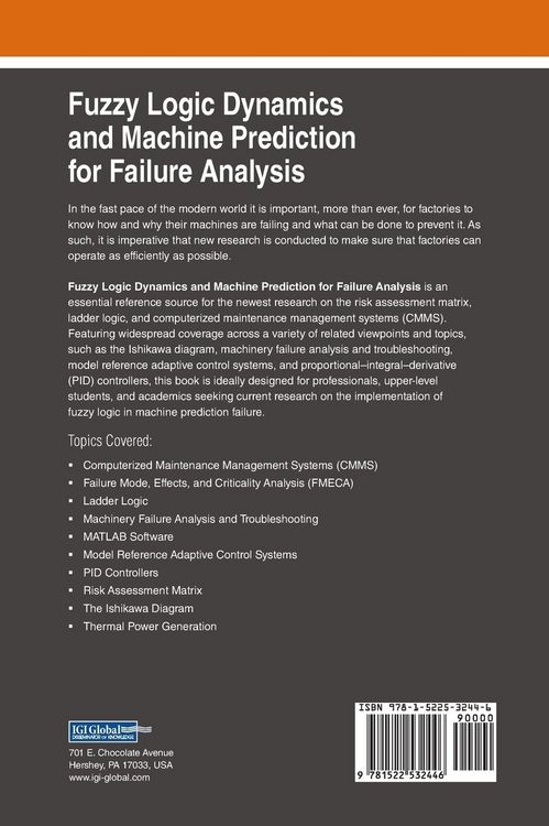 Produktbild: Fuzzy Logic Dynamics and Machine Prediction for Failure Analysis