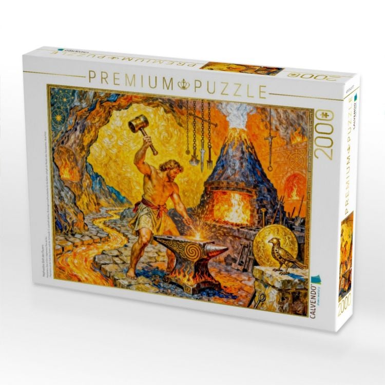 Produktbild: CALVENDO Puzzle Hephaistos Gott des Feuers | 2000 Teile Lege-Gr&ouml;&szlig;e 90x67cm Foto-Puzzle f&uuml;r gl&uuml;ckliche Stunden