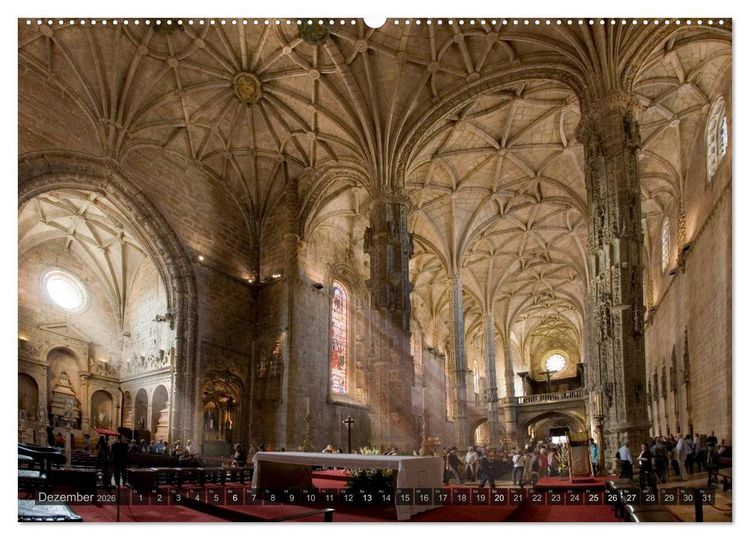 Produktbild: Lissabon &ndash; Portugals Metropole (Wandkalender 2026 DIN A2 quer), CALVENDO Monatskalender