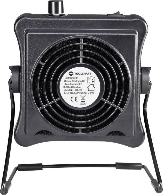 Produktbild: TOOLCRAFT ZD-159 L&ouml;trauchabsaugung 220 V/AC, 240 V/AC 23W 10 m&sup3;/h, 72 m&sup3;/h