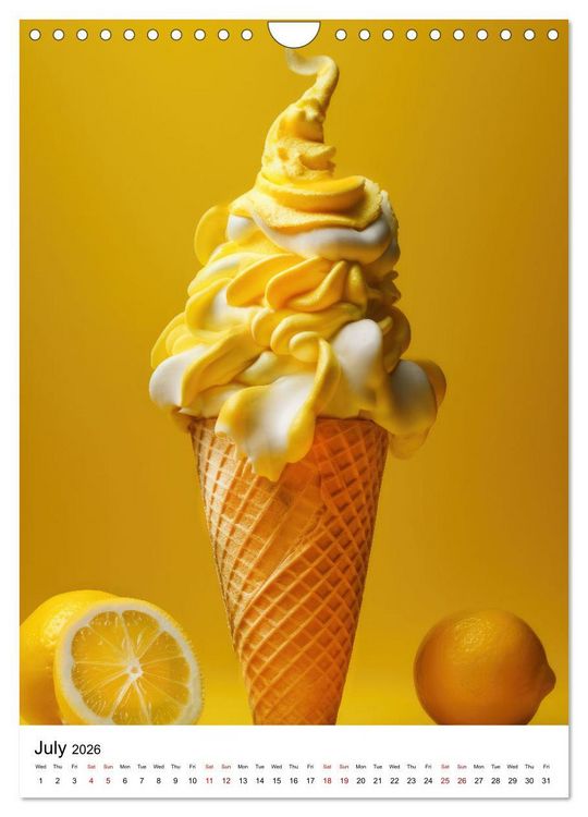 Produktbild: Iced Euphoria (Wall Calendar 2026 DIN A4 portrait), CALVENDO 12 Month Wall Calendar