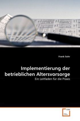 Produktbild: Sohr, F: Implementierung der betrieblichen Altersvorsorge