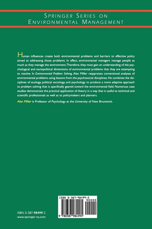 Produktbild: Environmental Problem Solving