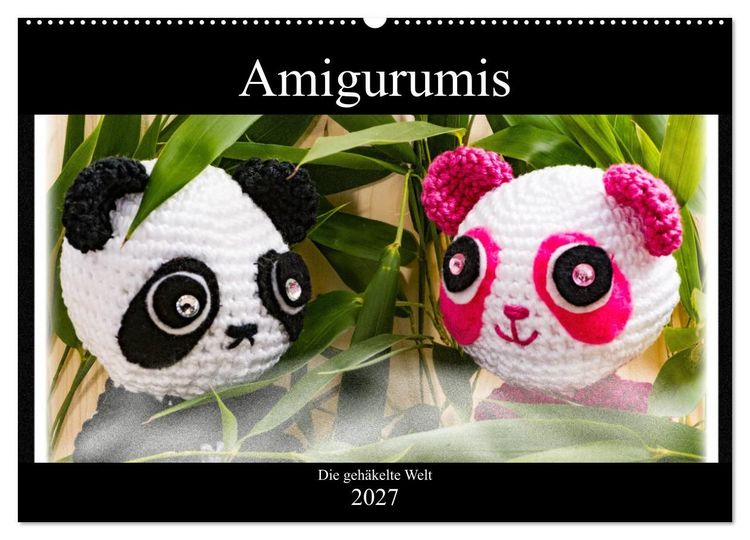 Produktbild: Amigurumi - Die geh&auml;kelte Welt (Wandkalender 2027 DIN A2 quer), CALVENDO Monatskalender