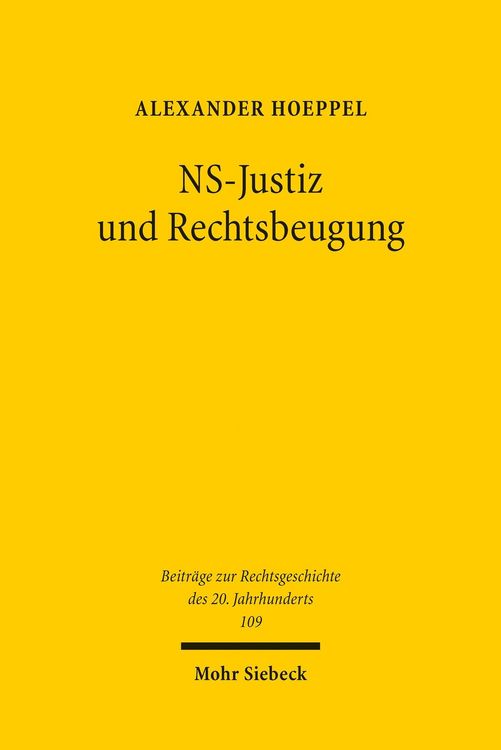 Produktbild: NS-Justiz und Rechtsbeugung