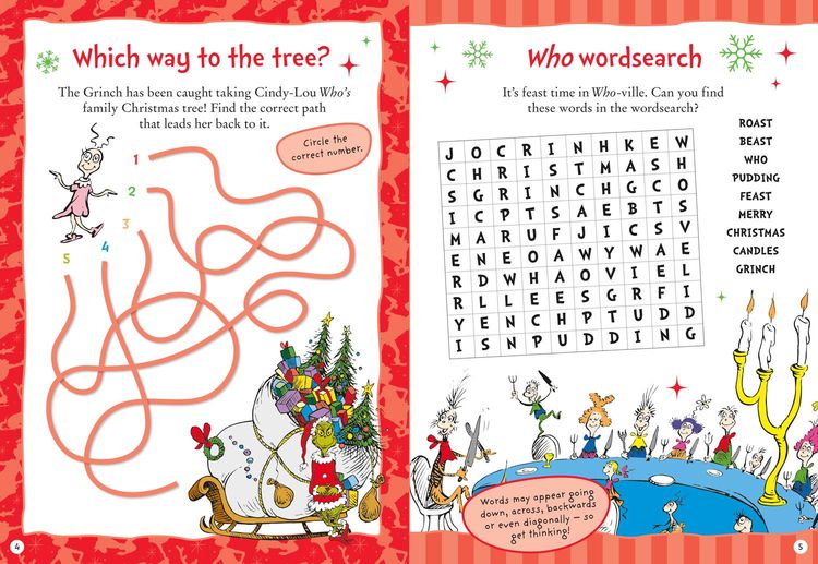 Produktbild: The Grinch Christmas Activity Book