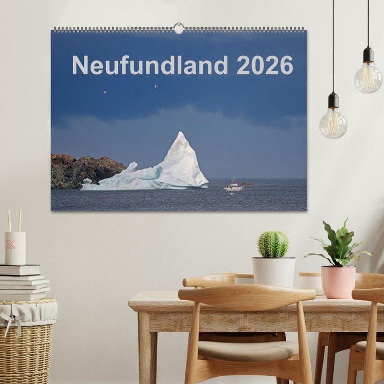 Produktbild: Neufundland 2026 (Wandkalender 2026 DIN A2 quer), CALVENDO Monatskalender