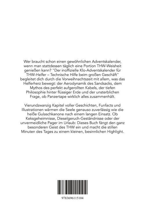 Produktbild: Der inoffizielle Klo-Adventskalender f&uuml;r THW-Helfer