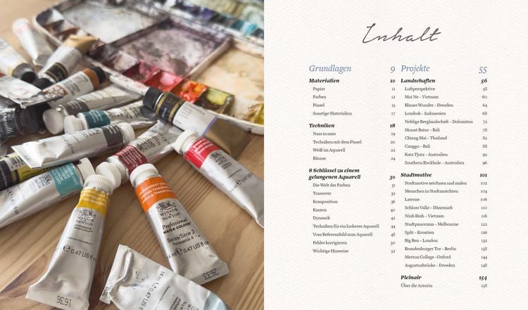 Produktbild: Aquarellreise &ndash; St&auml;dte und Landschaften aus der ganzen Welt in Aquarell malen