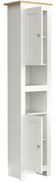 Produktbild: Holz Badm&ouml;bel Badschrank Hochschrank Regal Balusa