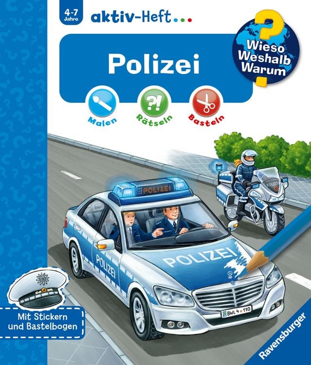 Produktbild: Wieso? Weshalb? Warum? aktiv-Heft - Polizei