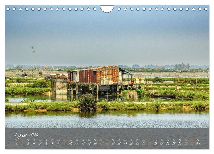 Produktbild: Vietnam von Hanoi bis Phu Quoc Menschen, Landschaften und St&auml;dte (Wandkalender 2026 DIN A4 quer), CALVENDO Monatskalender