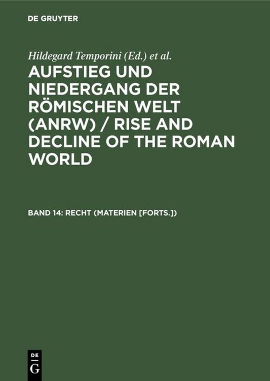 Produktbild: Recht (Materien [Forts.])