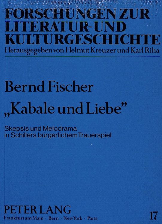 Produktbild: &laquo;Kabale und Liebe&raquo;