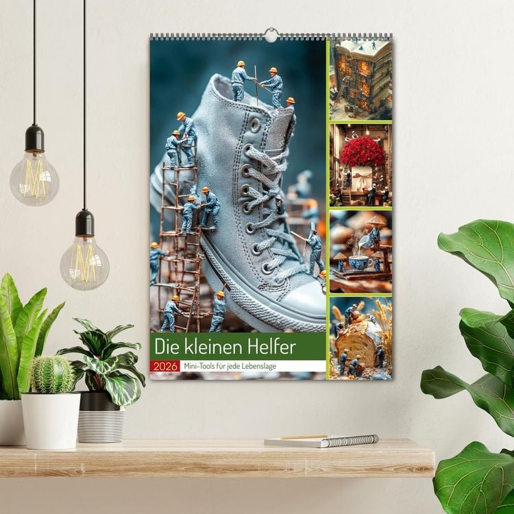 Produktbild: Die kleinen Helfer (Wandkalender 2026 DIN A2 hoch), CALVENDO Monatskalender