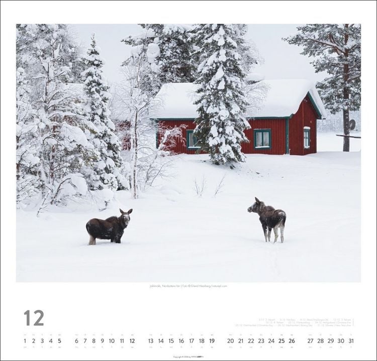 Produktbild: Schweden Kalender 2027 - Licht und Wasser
