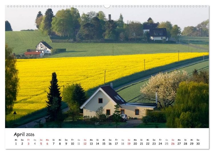 Produktbild: Haaner Bilderbogen 2026 (Wandkalender 2026 DIN A2 quer), CALVENDO Monatskalender