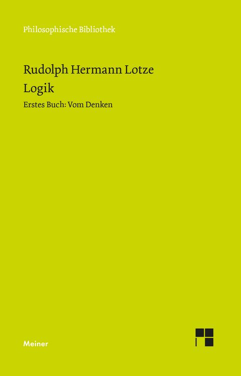 Produktbild: Logik, Erstes Buch. Vom Denken