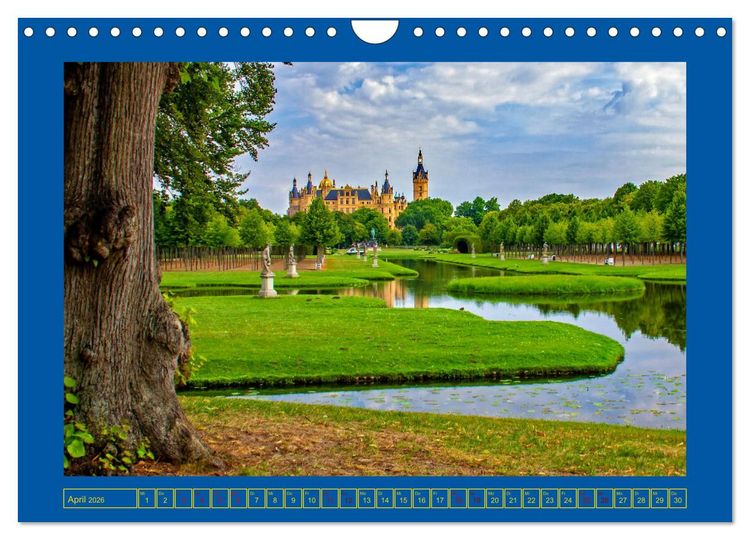 Produktbild: Schwerin - Wir sind Welterbe (Wandkalender 2026 DIN A4 quer), CALVENDO Monatskalender