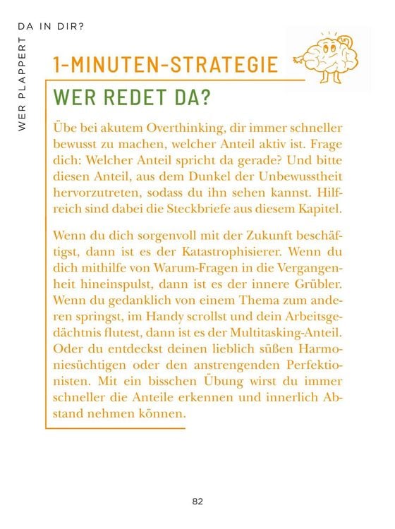 Produktbild: Die 1-Minuten-Strategie gegen Overthinking