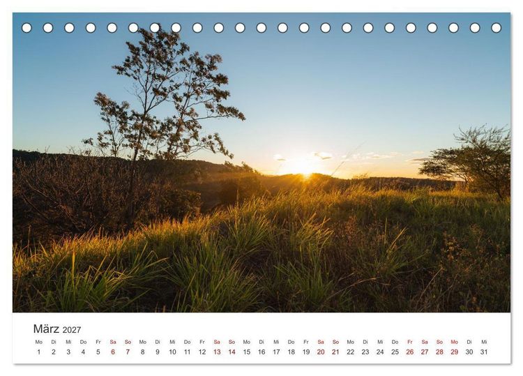 Produktbild: El Salvador - Unber&uuml;hrte und wundersch&ouml;ne Natur. (Tischkalender 2027 DIN A5 quer), CALVENDO Monatskalender