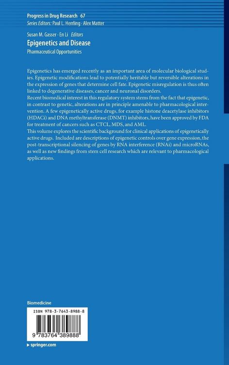 Produktbild: Epigenetics and Disease