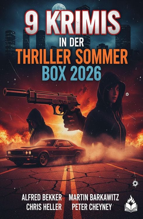 Produktbild: 9 Krimis in der Thriller Sommer Box 2026