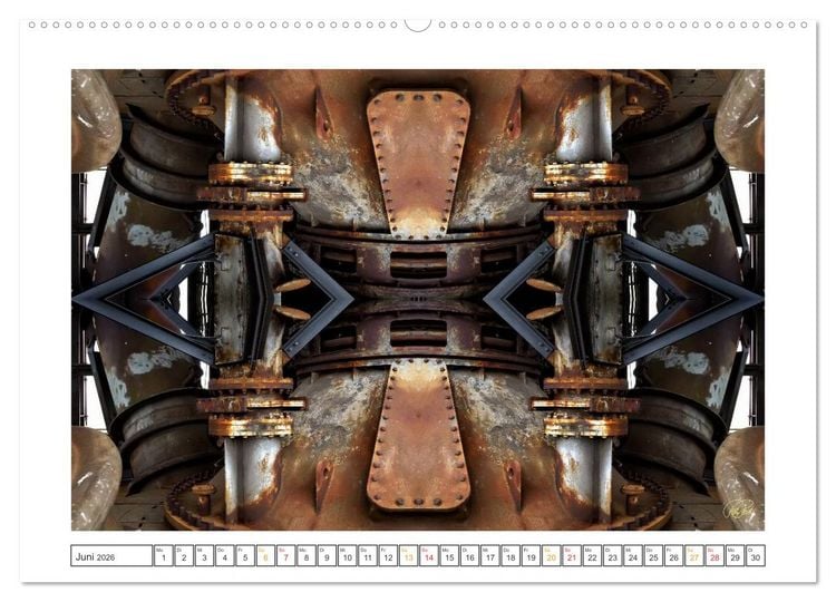 Produktbild: Faszination Spiegelung - Industrie und Technik (hochwertiger Premium Wandkalender 2026 DIN A2 quer), Kunstdruck in Hochglanz