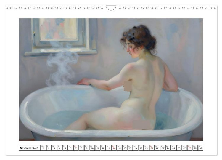 Produktbild: Sch&ouml;nheit ohne Schleier - Impressionismus (Wandkalender 2027 DIN A3 quer), CALVENDO Monatskalender