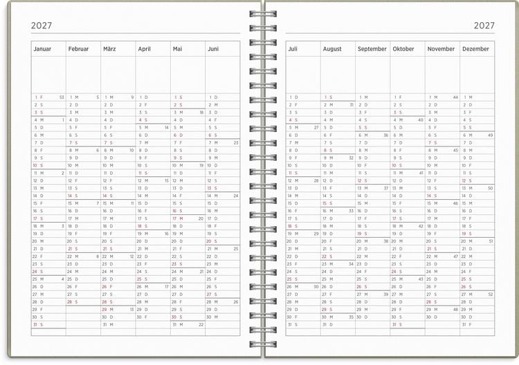 Produktbild: Kalender 26/27 Senator A5 Story Blatt